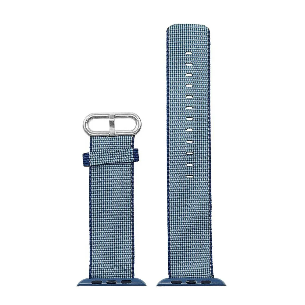 WITHit Blue Woven Nylon Band for 38mm 40mm Apple Watch NBN19WA011